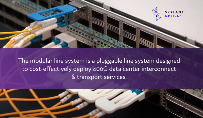 Cost effective 400G deployment with modular line system